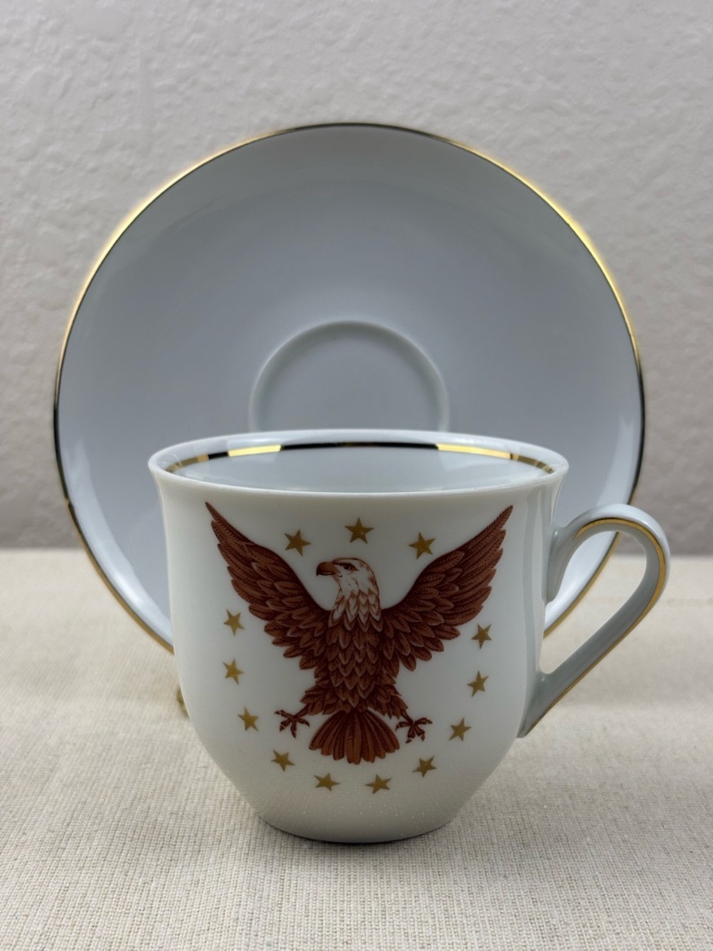 Vintage Schumann Arzberg Bavaria Porcelain Tea Cup and Saucer
